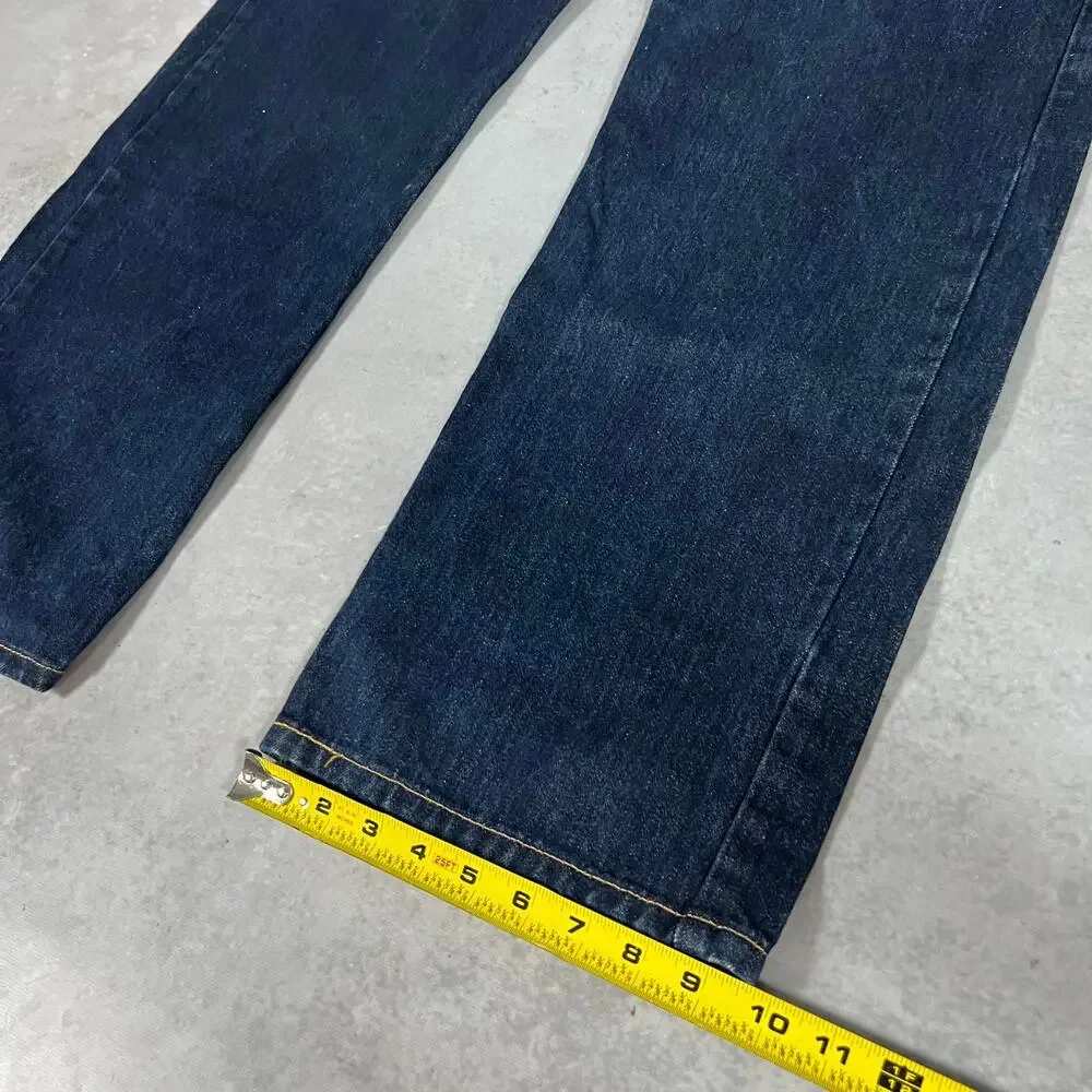 Straight Leg Levi's 505 Classic Fit Jeans Mens Denim Size: 44x36